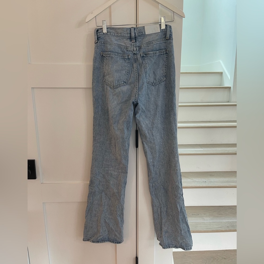 Gently worn Pistola high rise jeans wide leg size 25